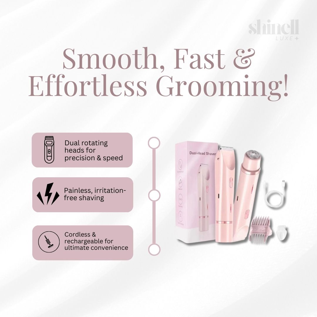 Shinell Luxe™ Dual-Head Shaver | Premium-Grade