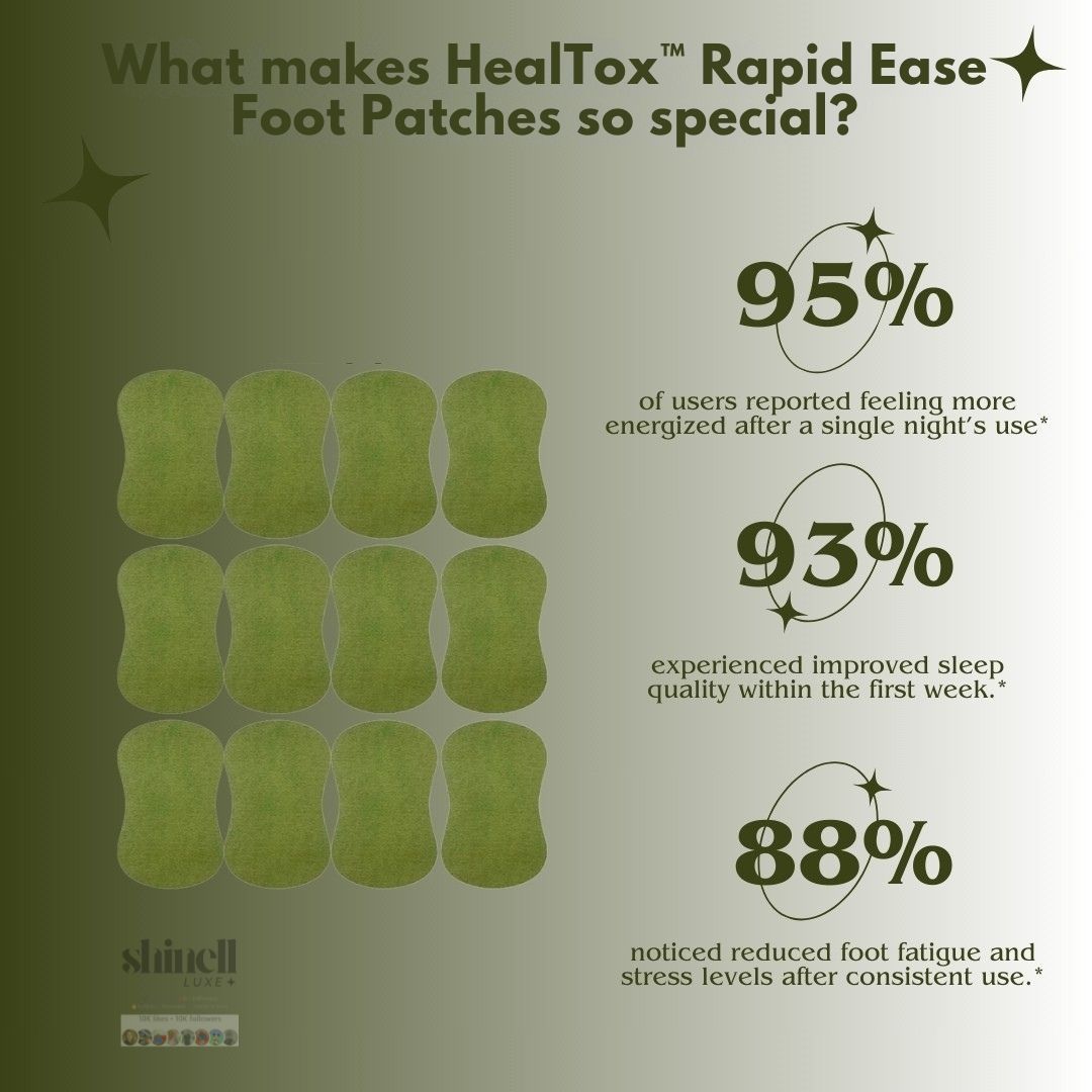 HealTox™ Rapid Ease Foot Patches – Premium Grade