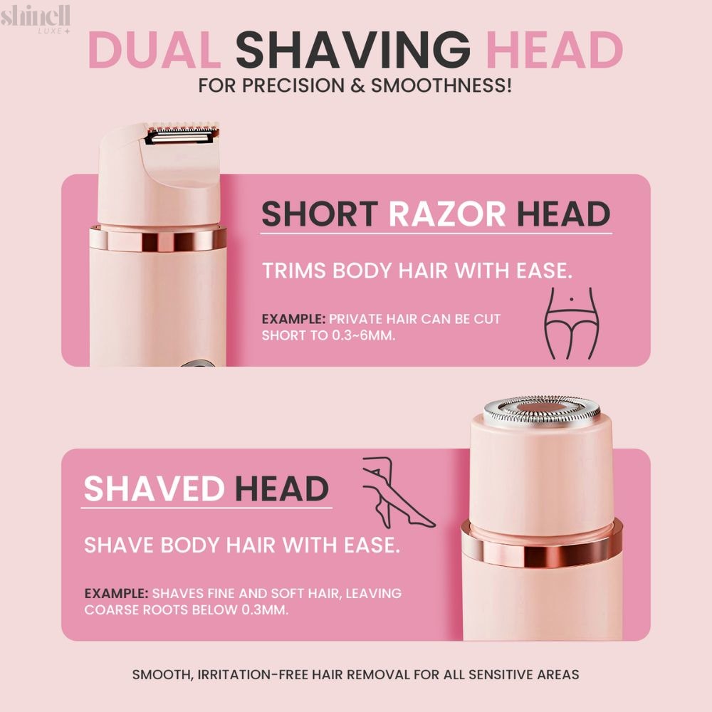 2 - in - 1 Smooth Glide Hair Remover - SHINELL - LUXE.COM