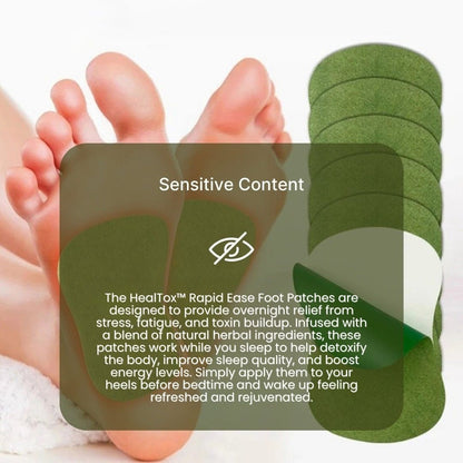 HealTox™ Rapid Ease Foot Patches – Premium Grade