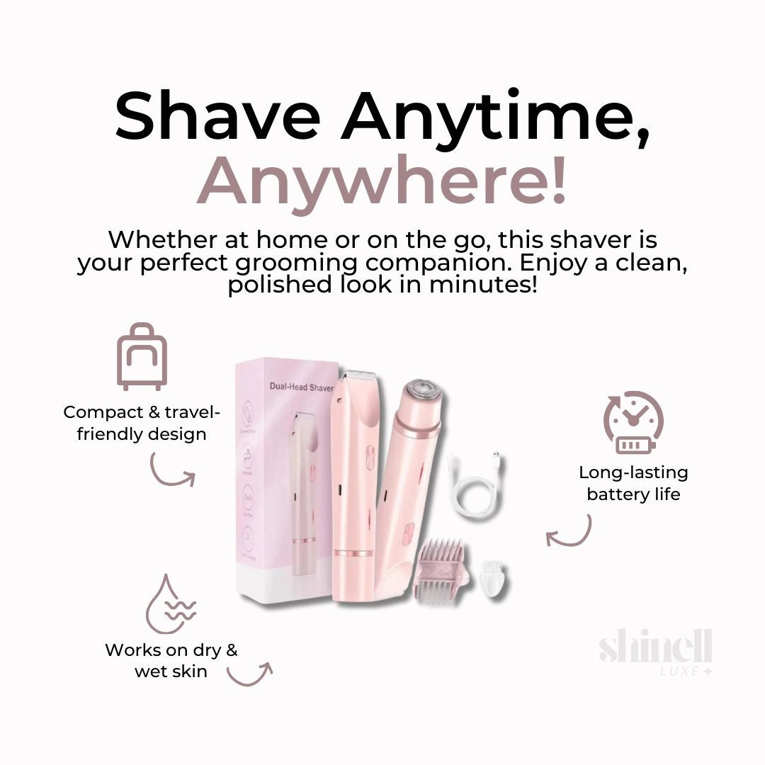Shinell Luxe™ Dual-Head Shaver | Premium-Grade