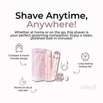 Shinell Luxe™ Dual-Head Shaver | Premium-Grade