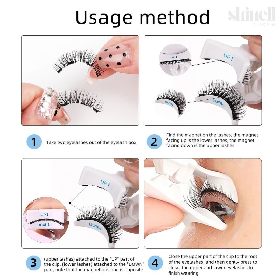 Easy-Apply Magnetic Lashes