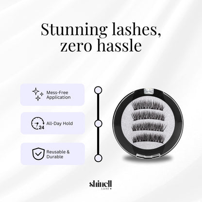 Easy-Apply Magnetic Lashes