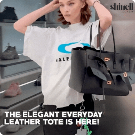Élégant Everyday Leather Tote