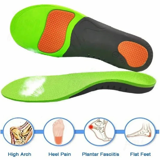 SKU1707A02701-EVA Orthopedic Shoes Sole Insoles for Feet Arch Foot Pad X/O Type Leg Flat Foot Elastic Shock Absorption Comfortable Insoles