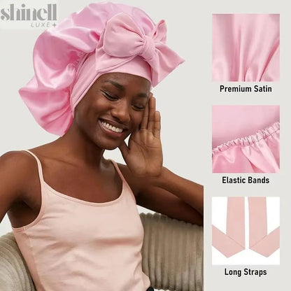 Belle Silk Night Bonnet - SHINELL - LUXE.COM