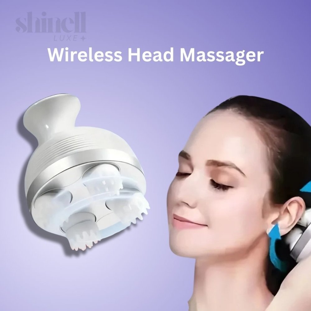 CalmEase WetDry Head Massager - SHINELL - LUXE.COM