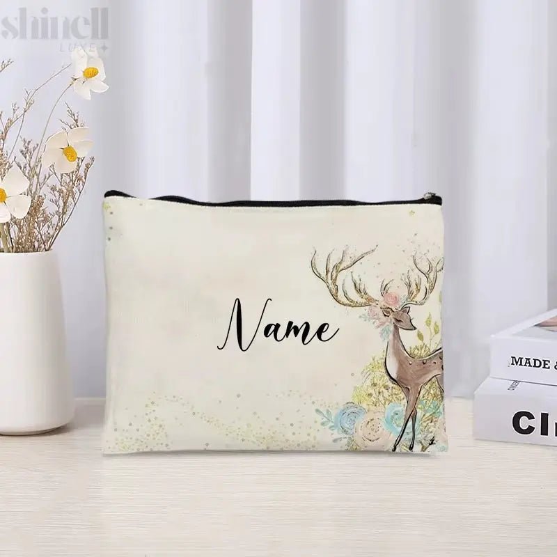 Custom - Named Floral Travel Bag - SHINELL - LUXE.COM