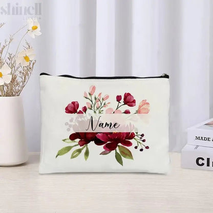 Custom - Named Floral Travel Bag - SHINELL - LUXE.COM