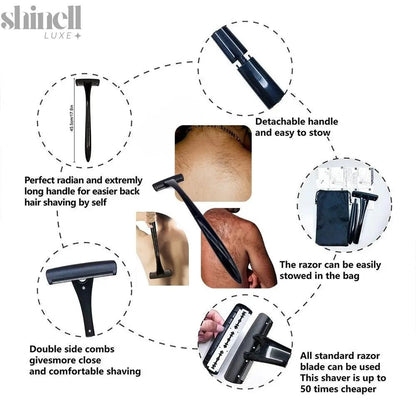 EasyReach BackBlade Shaver - SHINELL - LUXE.COM