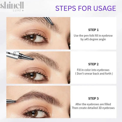 Long - Lasting Natural Brow Pen - SHINELL - LUXE.COM