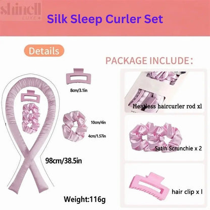 Silk Sleep Curler Set - SHINELL - LUXE.COM