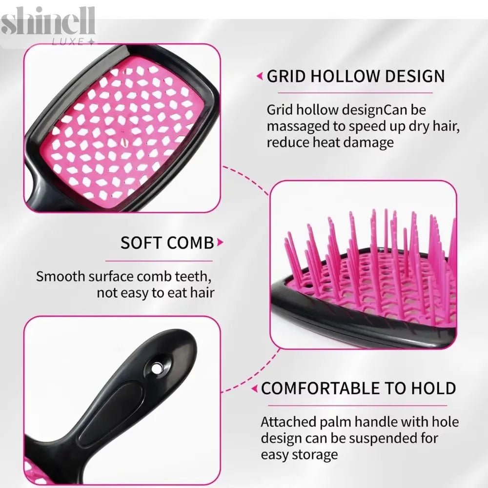 Tangle - Free Hair Magic Brush - SHINELL - LUXE.COM