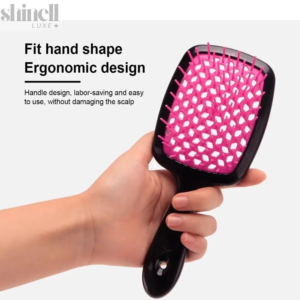 Tangle - Free Hair Magic Brush - SHINELL - LUXE.COM