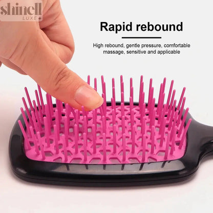 Tangle - Free Hair Magic Brush - SHINELL - LUXE.COM